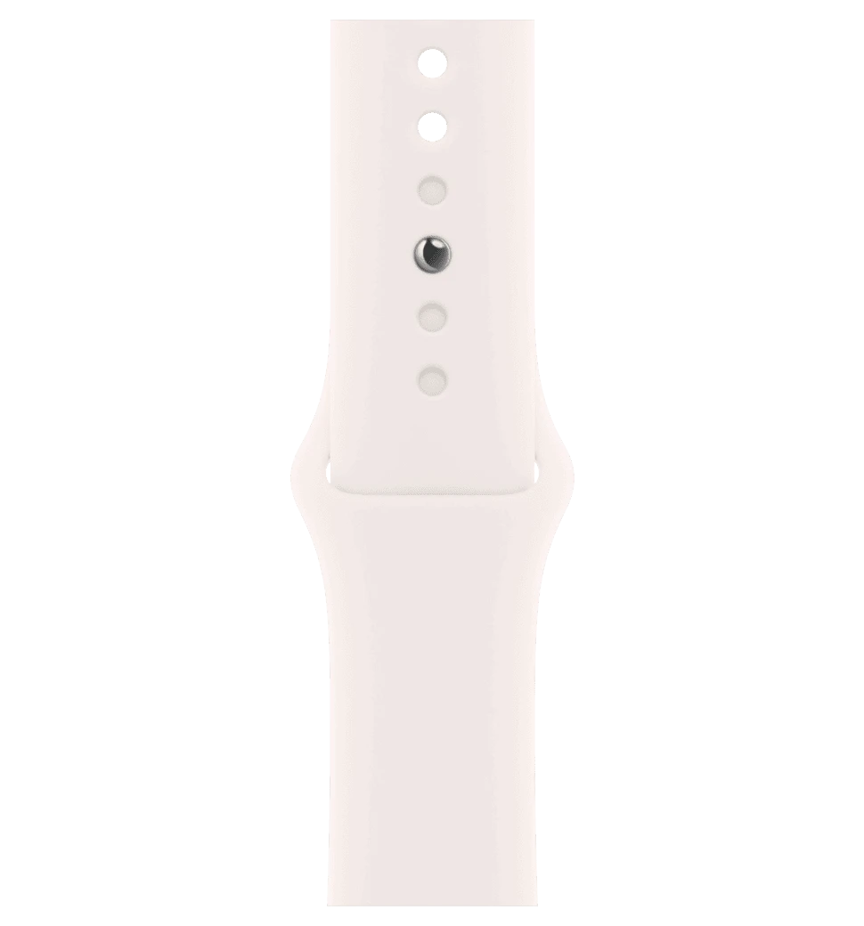 Apple Watch Series 11 GPS 46mm Rose Gold Aluminium Case with Light Blush Sport Band - M/L (MEV74)